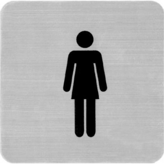 Next επιγραφή darwin "Wc γυναικών" 7,2x7,2εκ., 2χιλ. πάχος